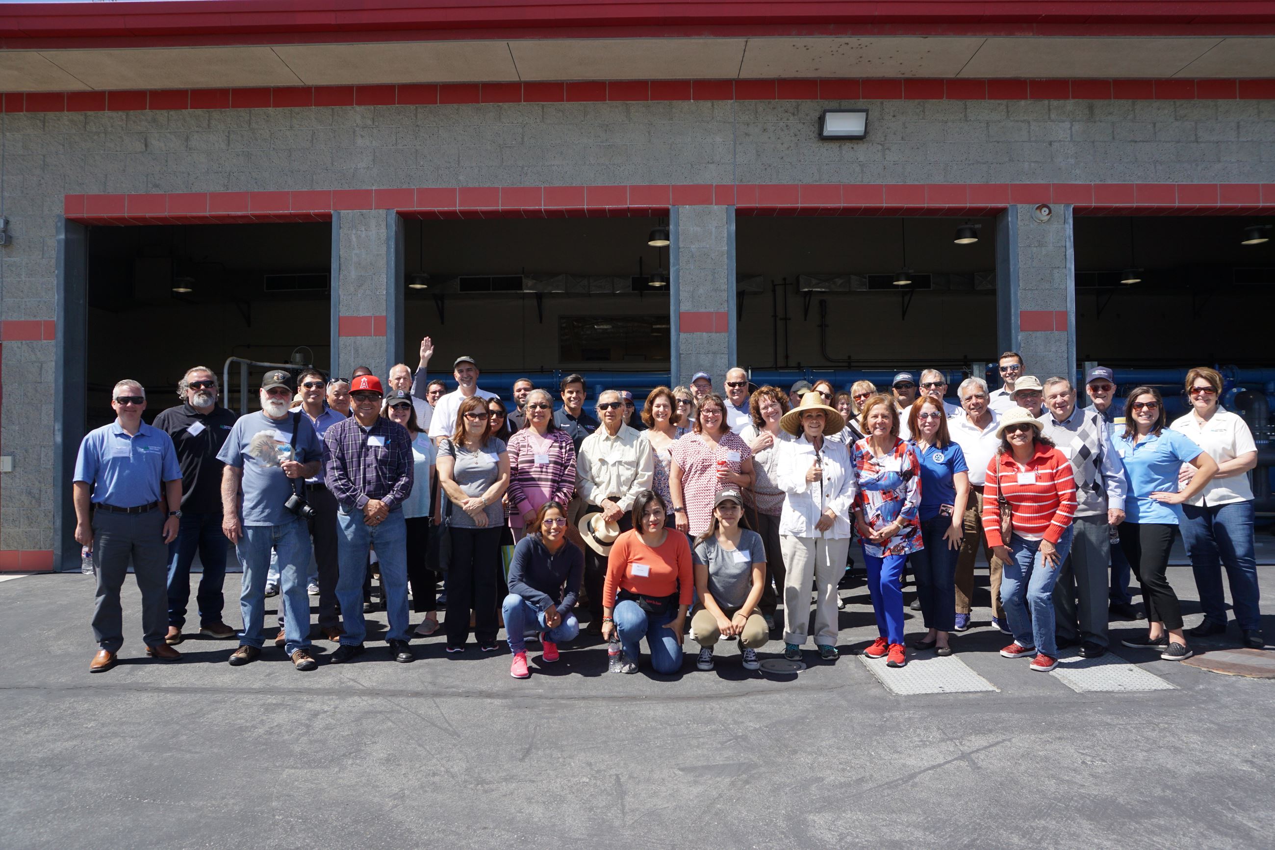 Tour Participants Enjoy the Last Stop on the Tour - The Arthur H. Bridge Water Treatment Plant